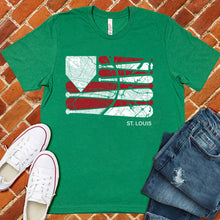 Load image into Gallery viewer, St. Louis Baseball Flag Tee