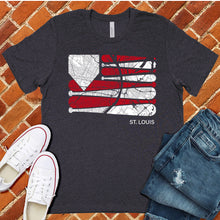 Load image into Gallery viewer, St. Louis Baseball Flag Tee