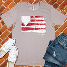 Load image into Gallery viewer, St. Louis Baseball Flag Tee