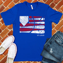 Load image into Gallery viewer, St. Louis Baseball Flag Tee