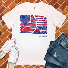 Load image into Gallery viewer, St. Louis Baseball Flag Tee