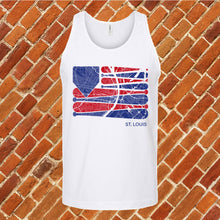 Load image into Gallery viewer, St. Louis Baseball Flag Unisex Tank Top