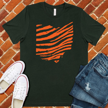 Load image into Gallery viewer, Tiger Stripe Ohio Tee