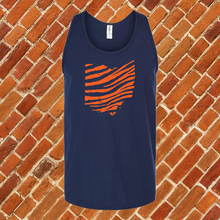 Load image into Gallery viewer, Tiger Stripe Ohio Unisex Tank Top