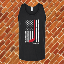 Load image into Gallery viewer, Florida Hockey Flag Unisex Tank Top