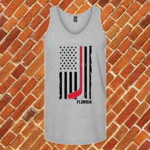 Load image into Gallery viewer, Florida Hockey Flag Unisex Tank Top