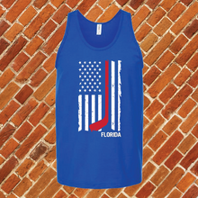 Load image into Gallery viewer, Florida Hockey Flag Unisex Tank Top