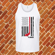 Load image into Gallery viewer, Florida Hockey Flag Unisex Tank Top