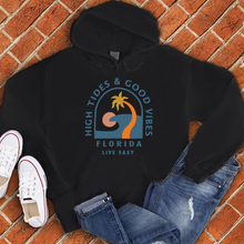Load image into Gallery viewer, High Tides & Good Vibes Hoodie