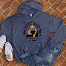 Load image into Gallery viewer, High Tides & Good Vibes Hoodie