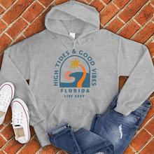Load image into Gallery viewer, High Tides & Good Vibes Hoodie