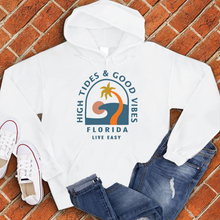 Load image into Gallery viewer, High Tides & Good Vibes Hoodie