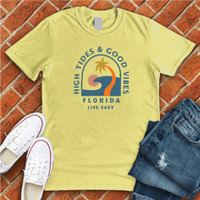 Load image into Gallery viewer, High Tides & Good Vibes Tee