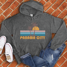 Load image into Gallery viewer, Panama City Palm Sunset Hoodie