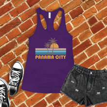 Load image into Gallery viewer, Panama City Palm Sunset Women's Tank Top