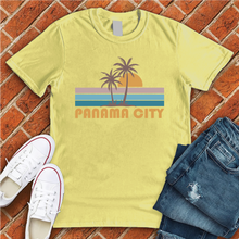 Load image into Gallery viewer, Panama City Palm Sunset Tee