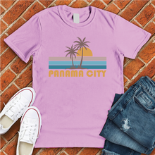 Load image into Gallery viewer, Panama City Palm Sunset Tee