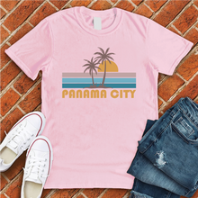 Load image into Gallery viewer, Panama City Palm Sunset Tee