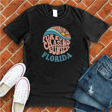 Load image into Gallery viewer, Forever Chasing Sunsets Florida Tee