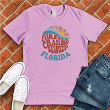 Load image into Gallery viewer, Forever Chasing Sunsets Florida Tee
