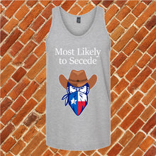 Load image into Gallery viewer, Texan Secede Unisex Tank Top