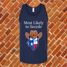 Load image into Gallery viewer, Texan Secede Unisex Tank Top