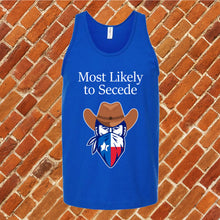Load image into Gallery viewer, Texan Secede Unisex Tank Top