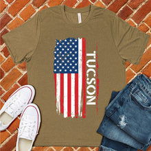Load image into Gallery viewer, Tucson Flag Varsity Type Tee