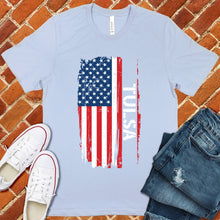 Load image into Gallery viewer, Tulsa Flag Varsity Type Tee