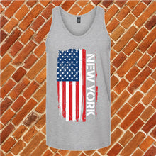 Load image into Gallery viewer, New York Flag Varsity Type Unisex Tank Top