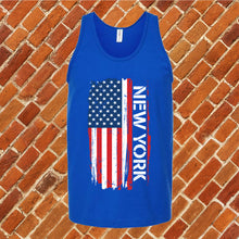 Load image into Gallery viewer, New York Flag Varsity Type Unisex Tank Top