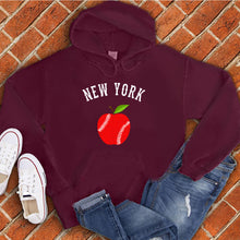 Load image into Gallery viewer, New York Apple Lace Baseball Hoodie
