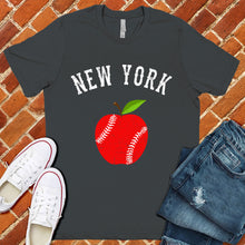 Load image into Gallery viewer, New York Apple Lace Baseball Tee