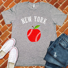 Load image into Gallery viewer, New York Apple Lace Baseball Tee