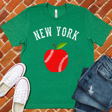 Load image into Gallery viewer, New York Apple Lace Baseball Tee