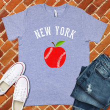 Load image into Gallery viewer, New York Apple Lace Baseball Tee