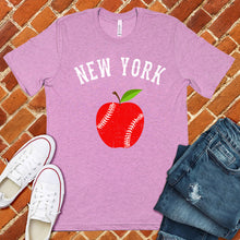 Load image into Gallery viewer, New York Apple Lace Baseball Tee