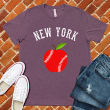 Load image into Gallery viewer, New York Apple Lace Baseball Tee
