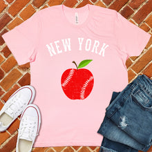 Load image into Gallery viewer, New York Apple Lace Baseball Tee
