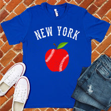 Load image into Gallery viewer, New York Apple Lace Baseball Tee