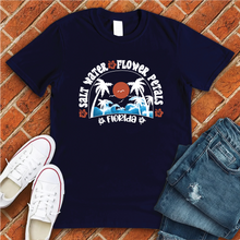 Load image into Gallery viewer, Salt Water Flower Petals Florida Tee