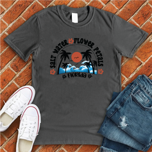 Load image into Gallery viewer, Salt Water Flower Petals Florida Tee