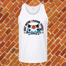 Load image into Gallery viewer, Salt Water Flower Petals Florida Unisex Tank Top