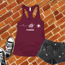 Load image into Gallery viewer, Sea Turtle Florida Women's Tank Top