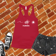 Load image into Gallery viewer, Sea Turtle Florida Women's Tank Top
