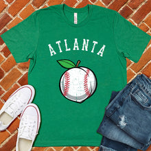 Load image into Gallery viewer, Atlanta Peach Lace Baseball Tee