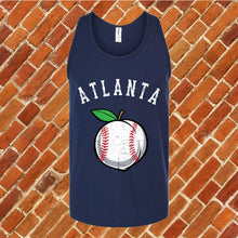 Load image into Gallery viewer, Atlanta Peach Lace Baseball Unisex Tank Top