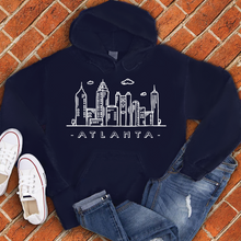 Load image into Gallery viewer, Atlanta Doodle Skyline Hoodie