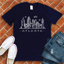 Load image into Gallery viewer, Atlanta Doodle Skyline Tee