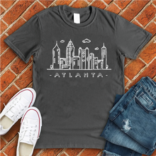 Load image into Gallery viewer, Atlanta Doodle Skyline Tee